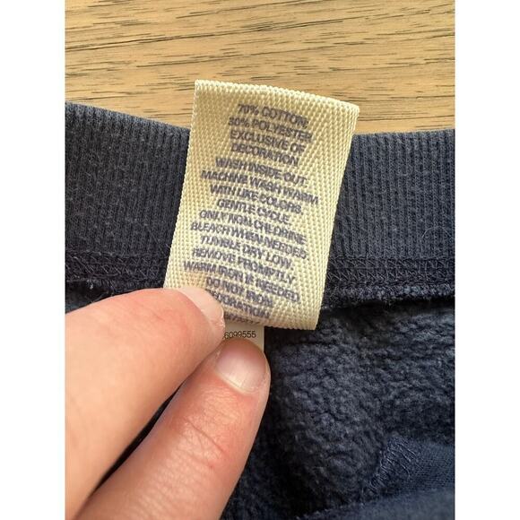 Sonoma Boys Navy Cotton Blend Pull On Drawstring Sweatpants Shorts Size 4T - Picture 6 of 6